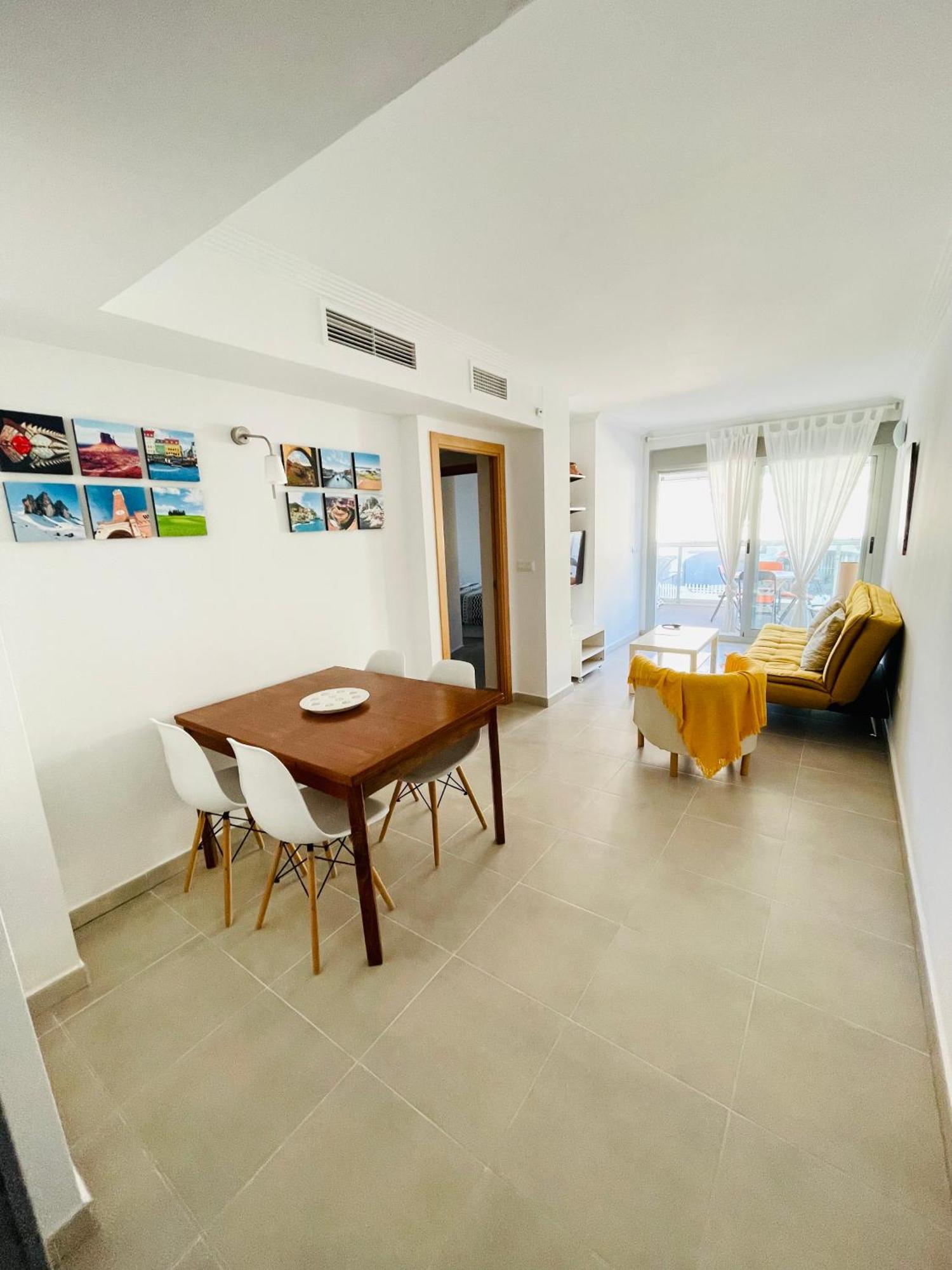 Apartamento En Primera Linea Con Vistas A La Playa Ensenada Del Esparto Del Residencial Vina Del Mar Apartment Mũi đất La Manga Ngoại thất bức ảnh