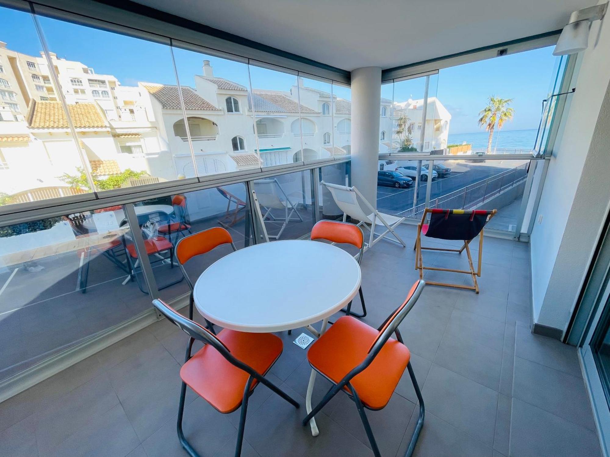 Apartamento En Primera Linea Con Vistas A La Playa Ensenada Del Esparto Del Residencial Vina Del Mar Apartment Mũi đất La Manga Ngoại thất bức ảnh